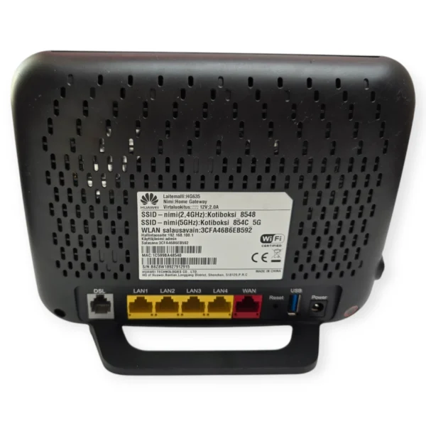 Ruuter Huawei HG635 WIFI 5GHz ja 2.4GHz - Image 2