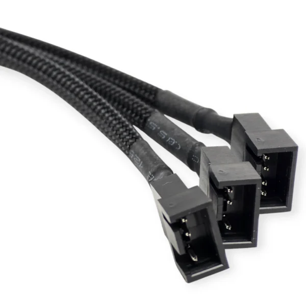 3-pin ja 4-pin PWM ventilaatori jaoturitega (fan splitters või fan hub kaablid) - Image 2